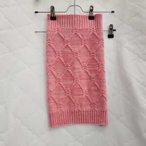 Cozy Pink Knitted Dog Sweater